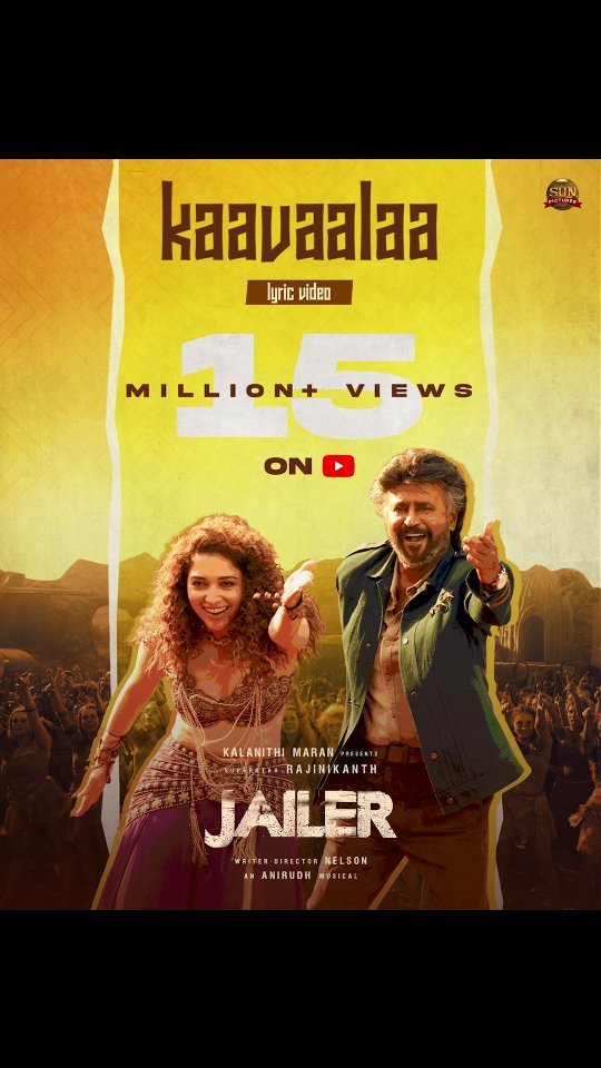 Jailer - Kaavaalaa Song 15M Views Celebration Promo